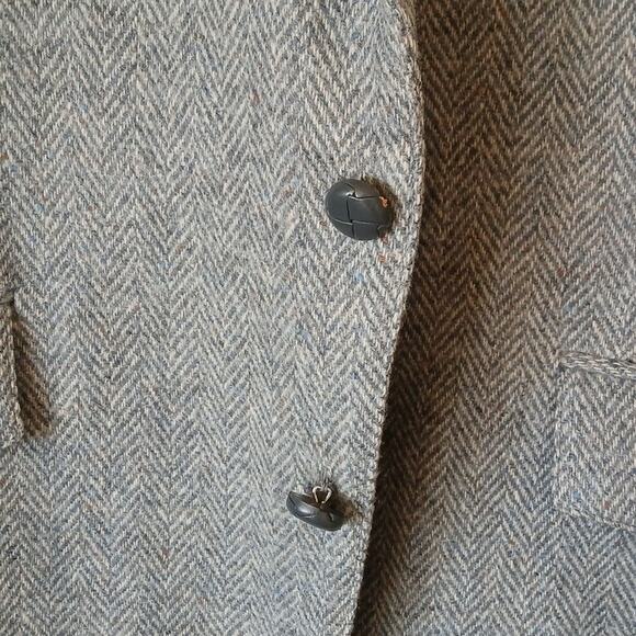 Vintage Larry Mahan's Cowboy Collection Gray Tweed Sports Coat Blazer - Picture 4 of 7